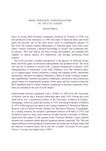 خرید و دانلود نسخه کامل کتاب Bose-Einstein condensation in dilute gases