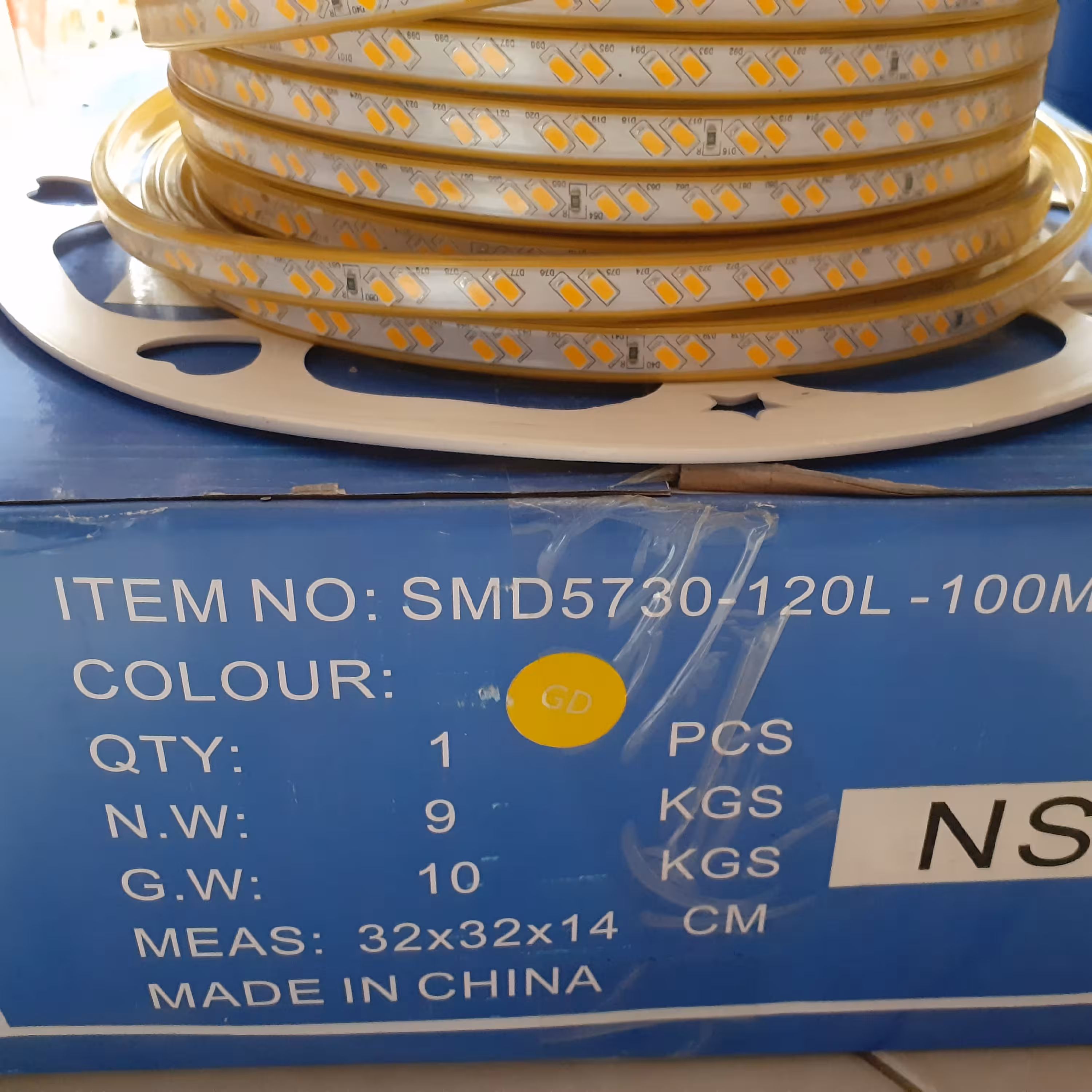 ریسه تک رنگ زرد ارسال پس کرایہ 