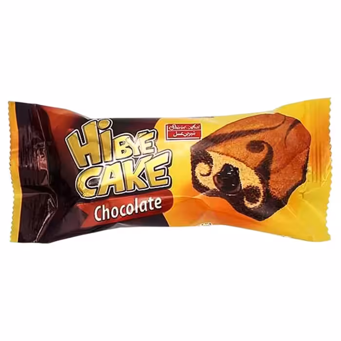 کیک وانیلی (HiBye) های بای شیرین عسل با مغز کرم کاکائو – 50 گرم