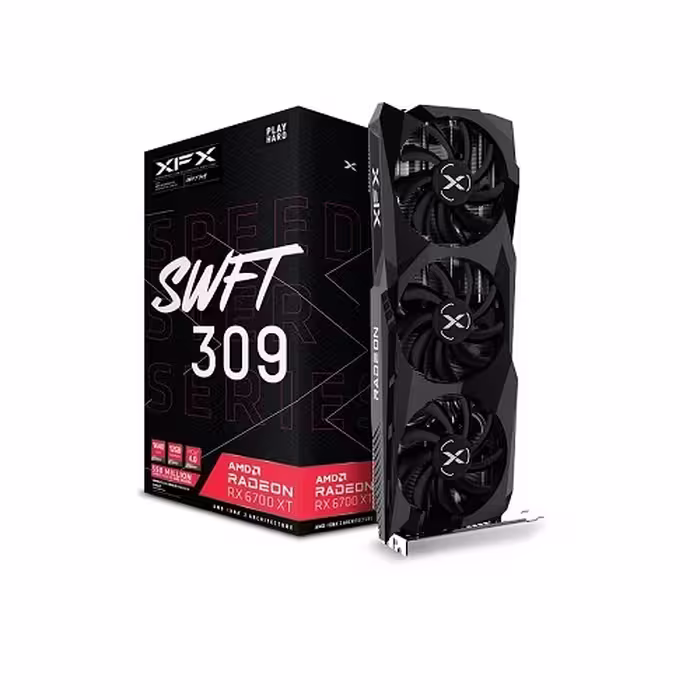 کارت گرافیک ایکس اف ایکس مدل Radeon RX 6700 XT Gaming 12GB GDDR6 حافظه 12 گیگابایت