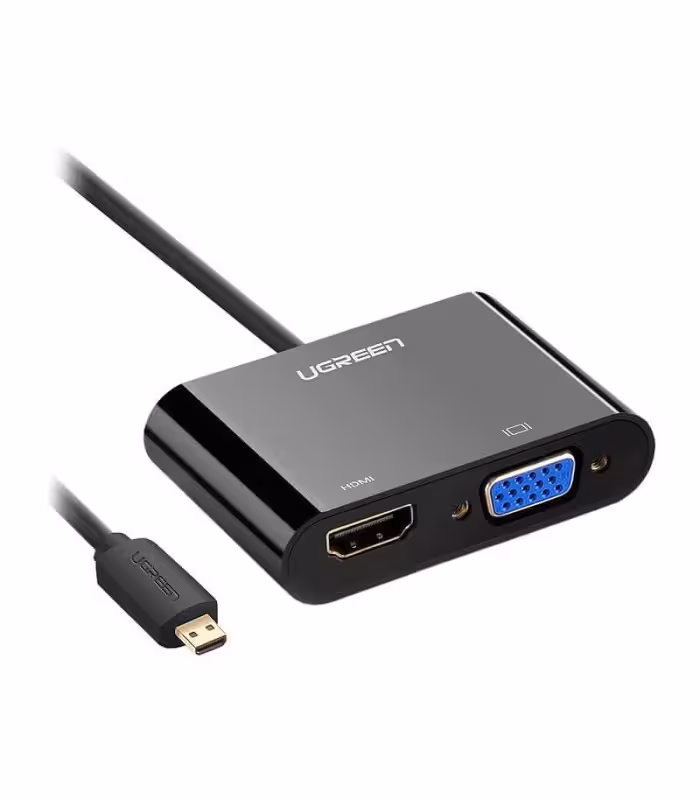 تبدیل Micro HDMI به HDMI و VGA یوگرین مدل 30355 MM115