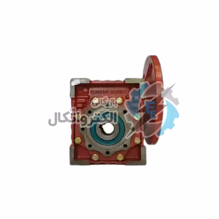 گیربکس حلزونی(کتابی) شاکرین سایز 90 نسبت 15 ورودی 24 خروجی 35 میلیمتر فلنج 90B14 ساخت ایران
