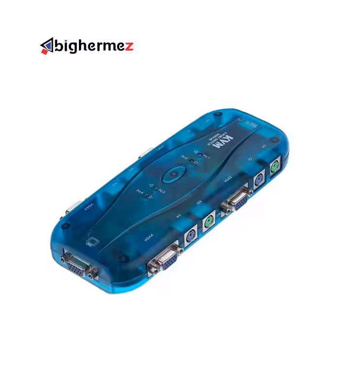 سوئیچ 4 پورت KVM پی نت مدل اتوماتیک مناسب برای PS2