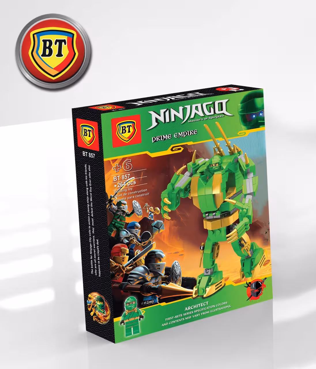 لگو نینجا قرمز BT857