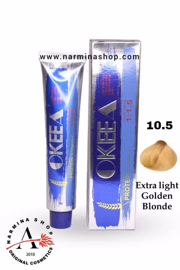 رنگ مو اکیا شماره 10.5 EXTRA LIGHT GOLDEN BLOUNDE
