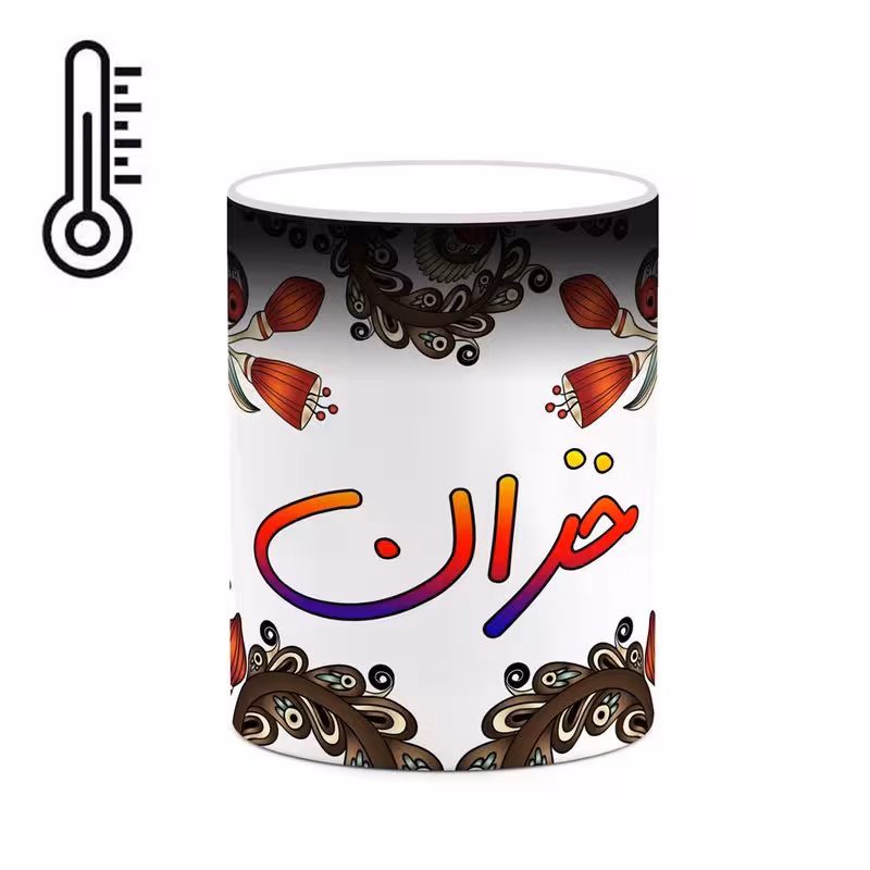 ماگ حرارتی   اسم خزان  سنتی گل و بته کد mgh44867
