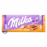 تابلت شکلات میلکا با کرم ترد بادام