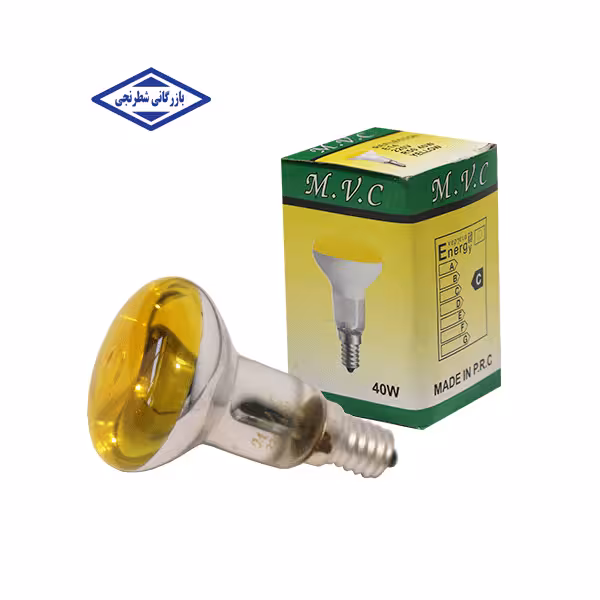 لامپ رفلکتوری  40 وات مدل R50 پایه E14 رنگ نور زرد