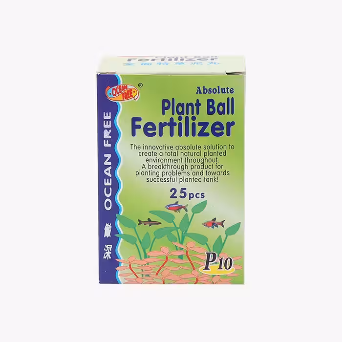 کود توپی آکواریوم اوشن فری (Ocean Free) تقویت رشد گیاه پلنت بال P10 بسته 25 تایی