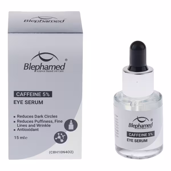 سرم دور چشم کافئین %5 بلفامد 15 میلی لیتر | Blephamed Caffeine 5% Eye Serum 15 ml