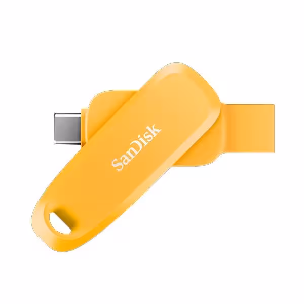 فلش مموری سن دیسک مدل Phone Drive (USB/TYPE-C) ظرفیت 64 گیگابایت زرد - فروشگاه اینترنتی پروتاچ