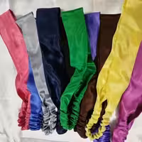 هد بند ساتن ساده پشت کشی