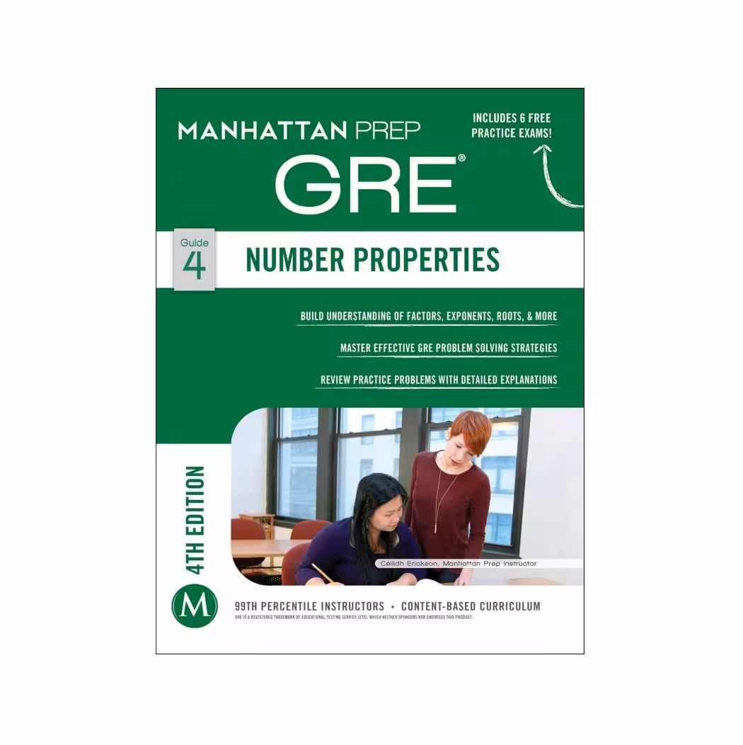 کتاب Manhattan Prep GRE Number Properties Strategy Guide جی آر ایی نامبر پراپرتیز