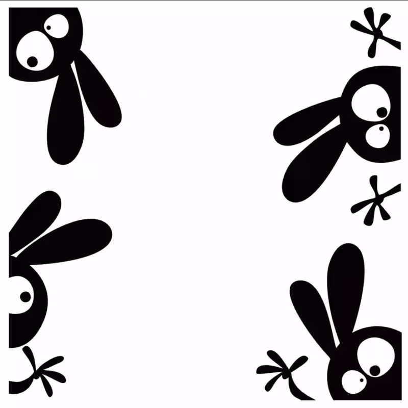 اینه دکوراتیو مدل خرگوشی