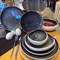 سرویس چینی غذاخوری کاراجا 55 پارچه 12 نفره KARACA