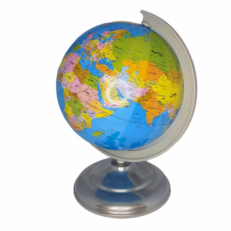 کره جغرافیایی 30 پایه فلزی کارتن4