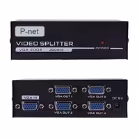 اسپلیتور VGA برند P-NET چهار پورت