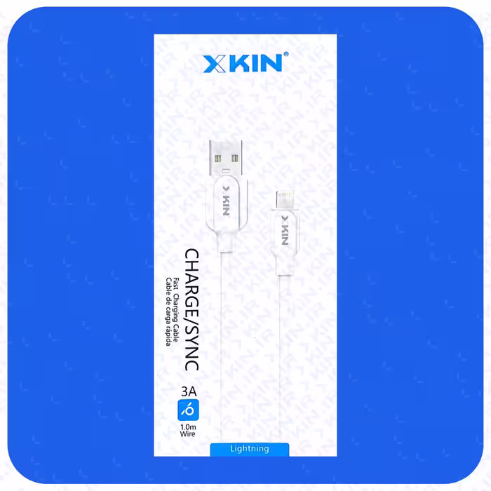 کابل شارژ USB به لایتنینگ ایکس کین مدل XK-CA26 به طول 1 متر