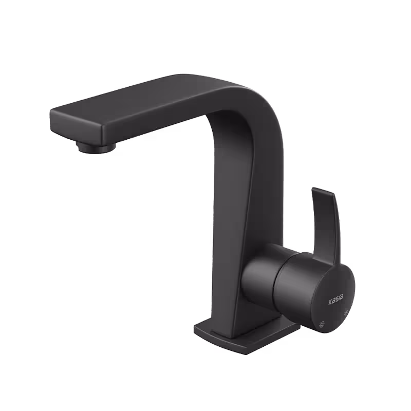 شیر روشویی کسری مدل فیروزه (فیورنزو) مشکی