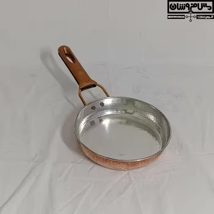 ماهیتابه مسی تک دسته سایز 2 مدل آسنات