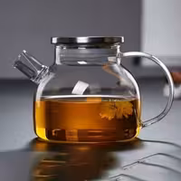 قوری پیرکس درب استیل ویمی (Weimei) ظرفیت 800 میل