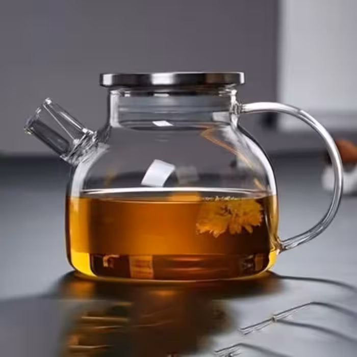 قوری پیرکس درب استیل ویمی (Weimei) ظرفیت 800 میل