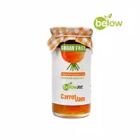 مربا هویج بدون قند و شکر بی لو 300 گرم(دیابتی و کم کالری و رژیمی)