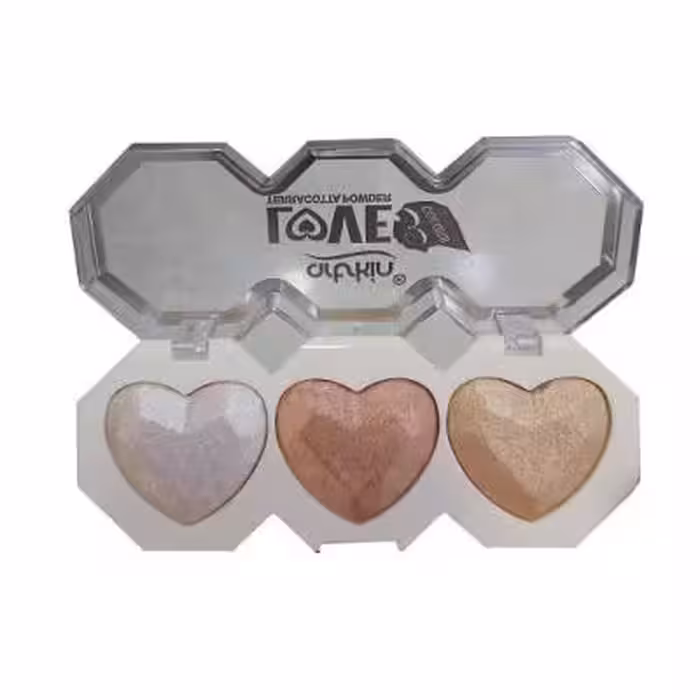 پالت سه رنگ رژ گونه قلبی آرتسکین سری Love شماره 04