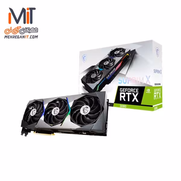 کارت گرافیک ام اس آی GeForce RTX 3080 SUPRIM X 12G LHR