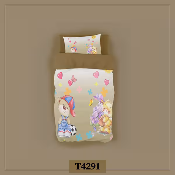 روتختی طرح خرس دختر و پسر کد T4291