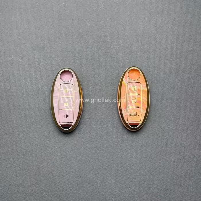 کاور ریموت نیسان جوک – مورانو – ایکس تریل و قشقایی سه دکمه طرح براق سرامیکی