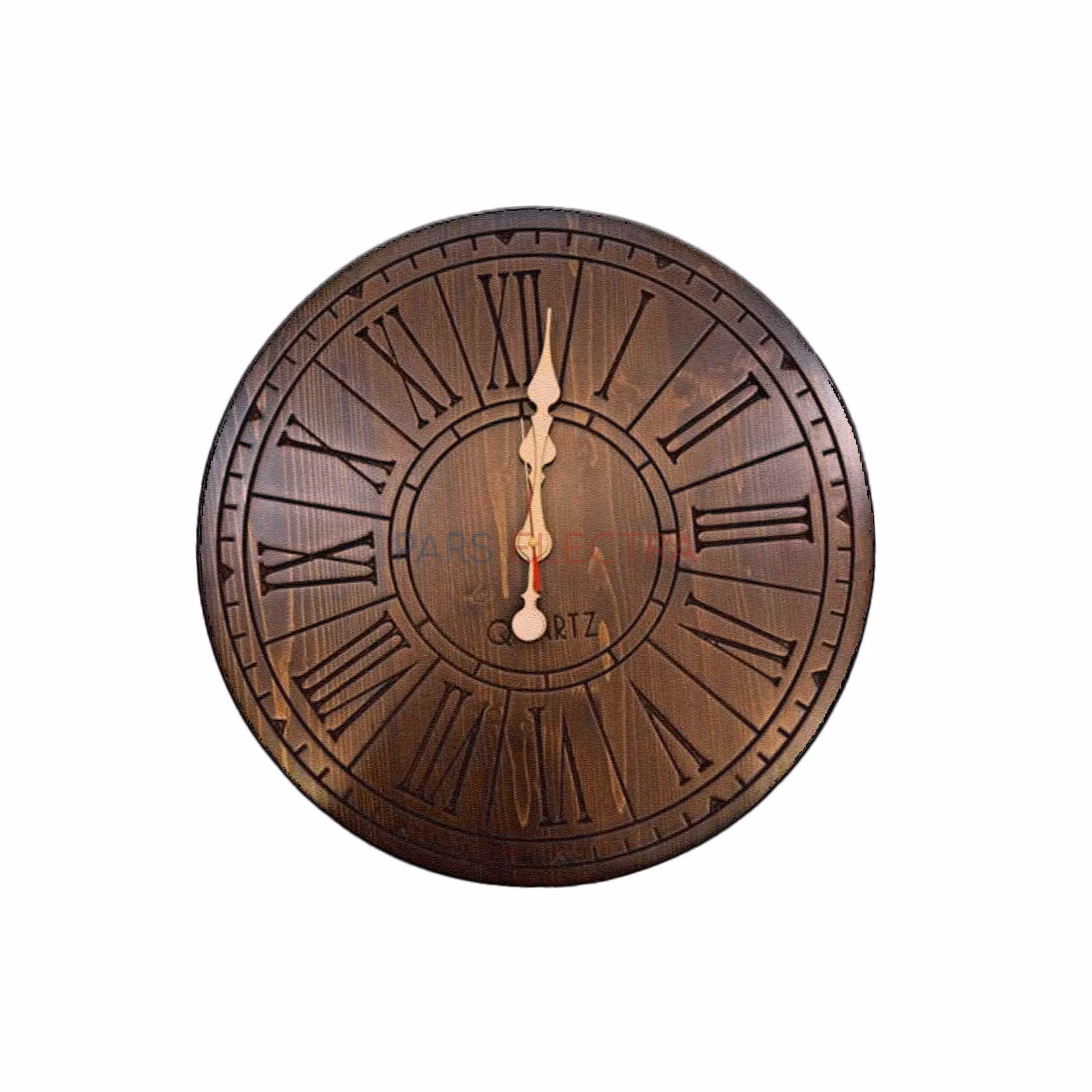 ساعت دیواری چوبی آتن