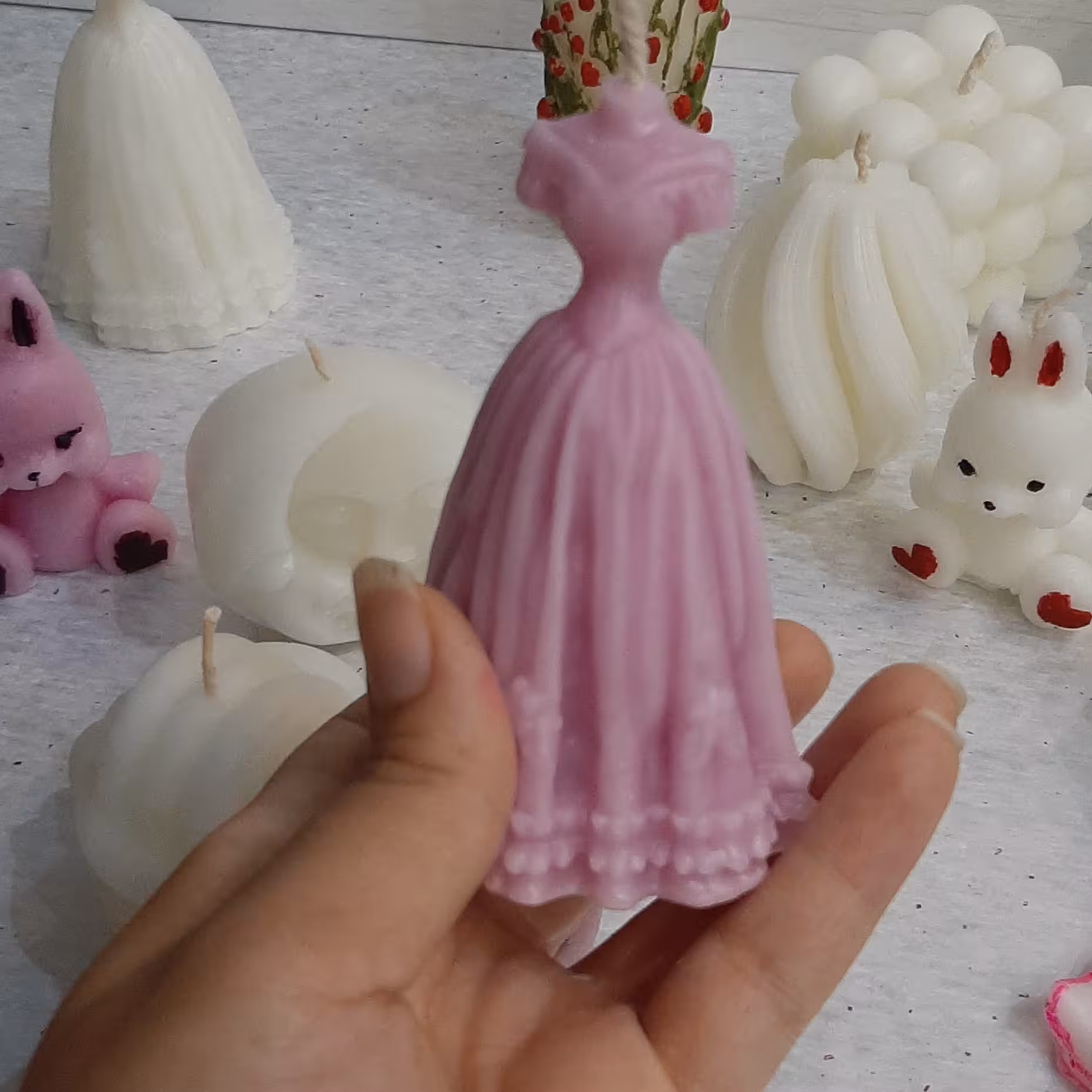 شمع خاص و زیبا 