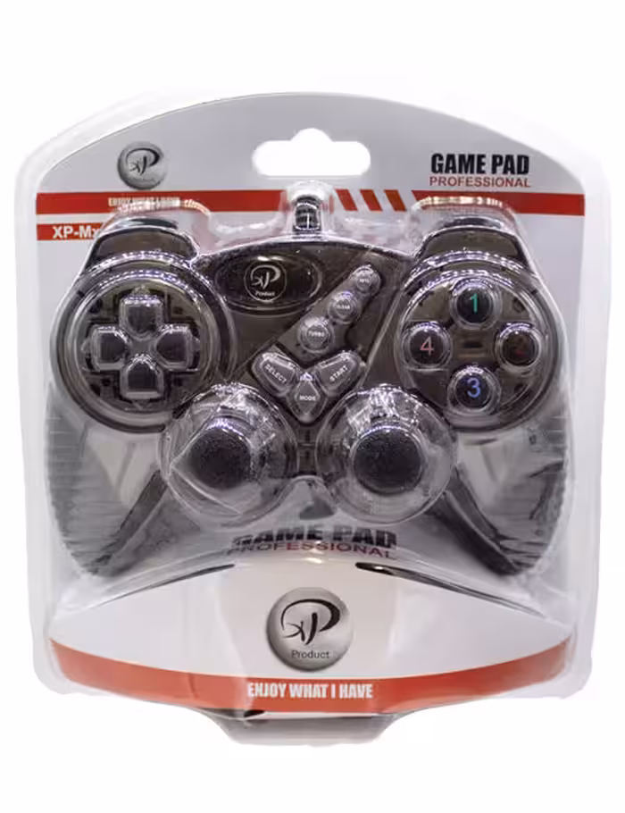 دسته بازی سیمی شوک‌دار Product مدل XP-MX214N مشکی