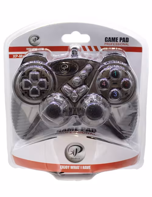 دسته بازی سیمی شوک‌دار Product مدل XP-MX214N مشکی