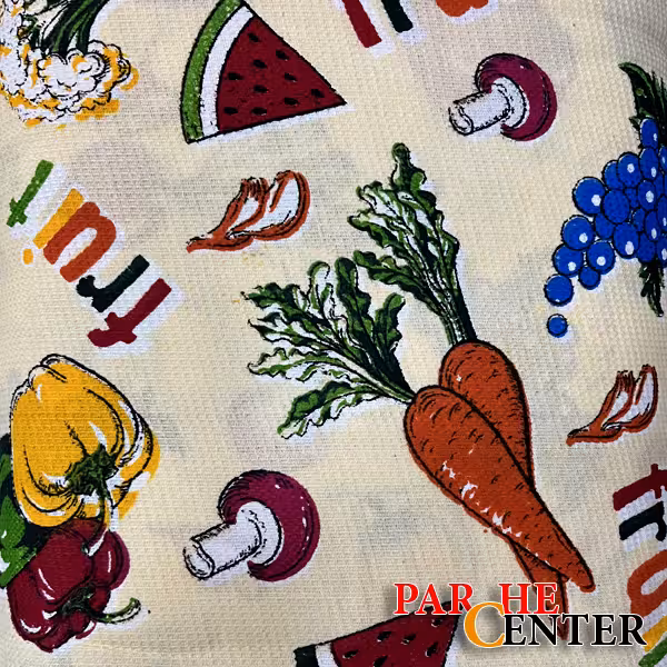 پارچه آشپزخانه ای طرح میوه ای کد2 با عرض150