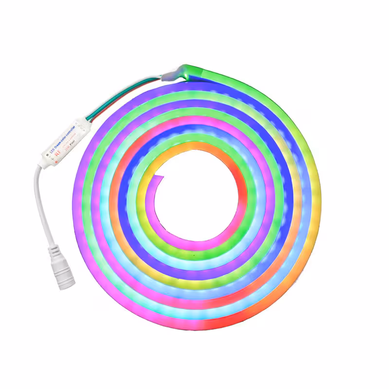 ریسه نئون فلکسی مدل 12V-RGB طول 5 متر