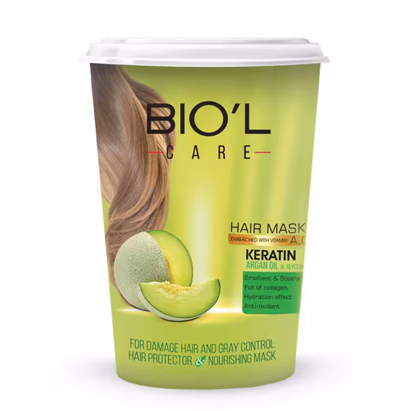ماسک موی طالبی بیول تغذیه کننده و آبرسان قوی مناسب موهای خاکستری آسیب دیده 500 میل Biol Melon Nourishing And Hydrating Hair Mask For Damaged Hair 500ml