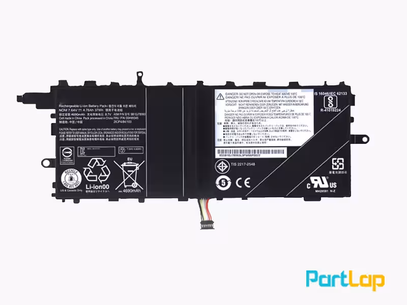 باتری 2 سلولی 00HW045 لپ تاپ لنوو  ThinkPad X1 Tablet Gen 1 ، Gen 2