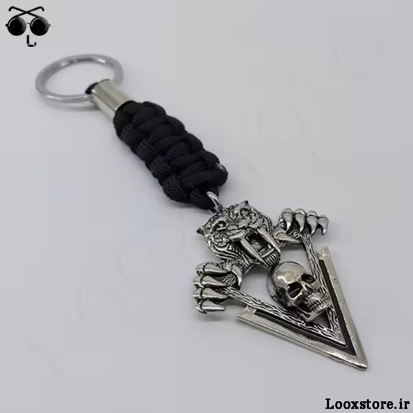 جاکلیدی خفن شب تاب طرح ببر و اسکلت