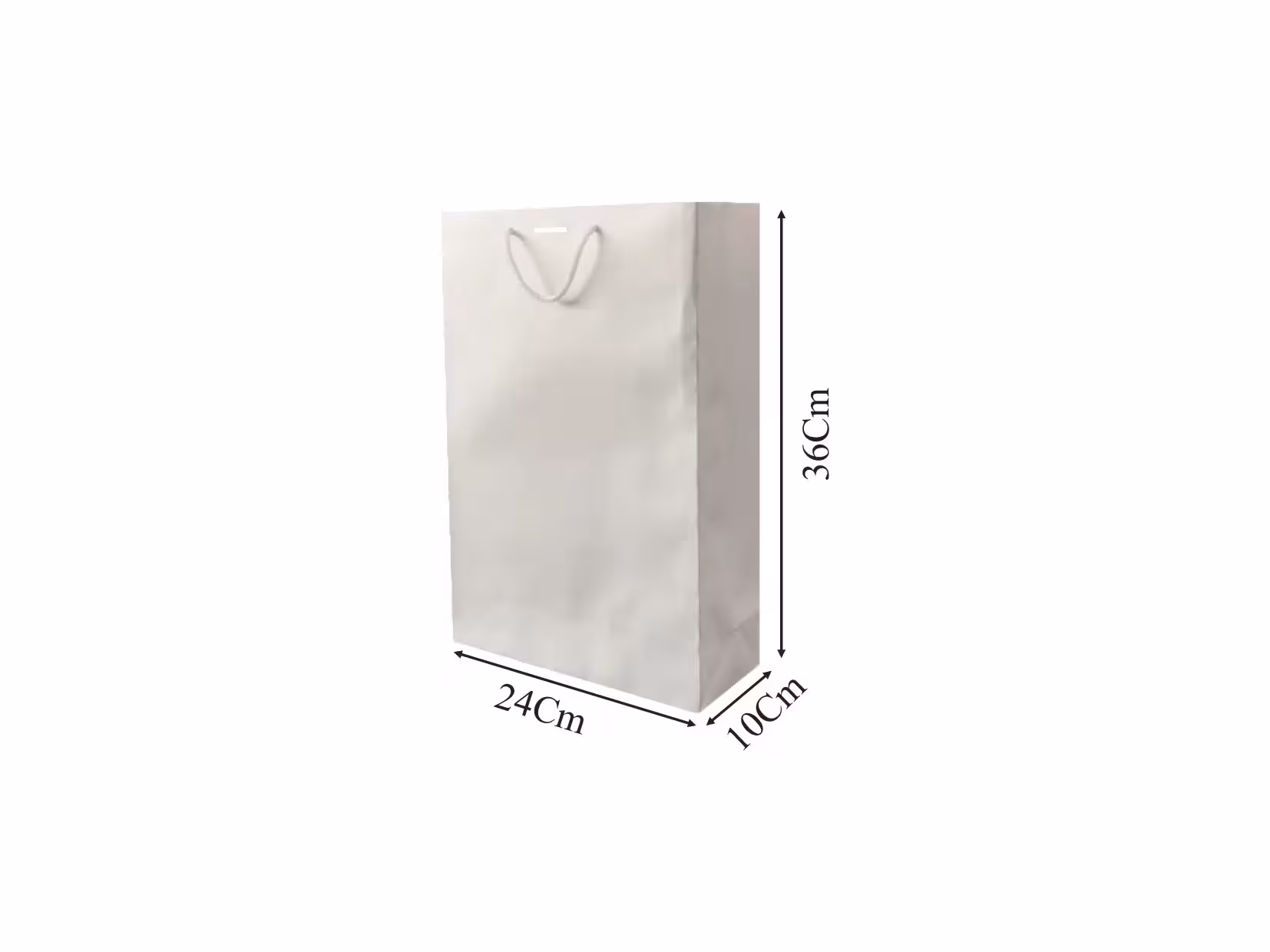 بگ کرافت سفید 140 گرم  10*24*36کد K70