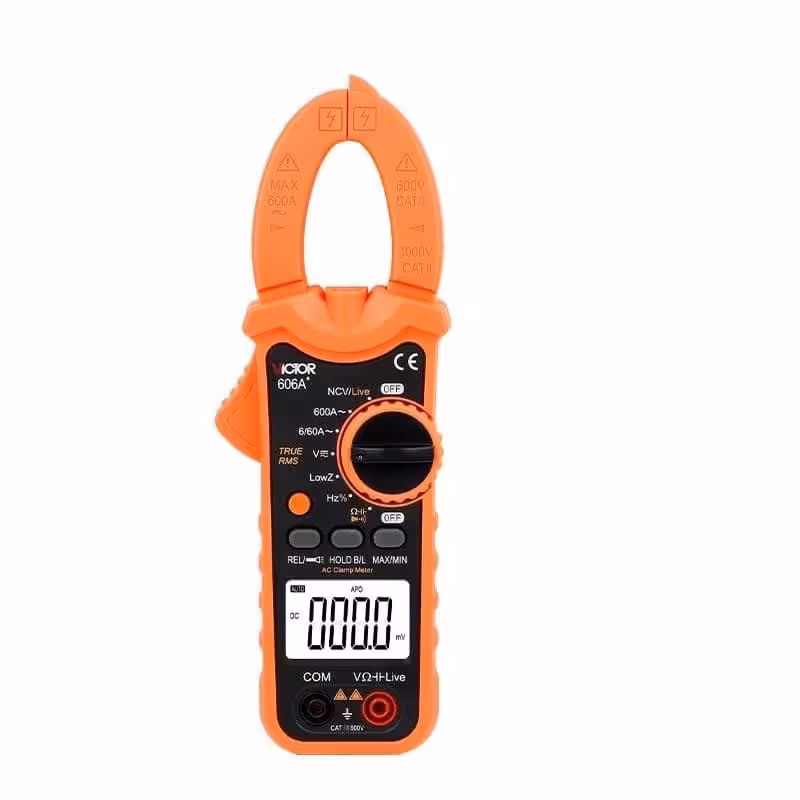 کلمپ آمپرمتر AC تا 600A ویکتور مدل  VICTOR VC-606A