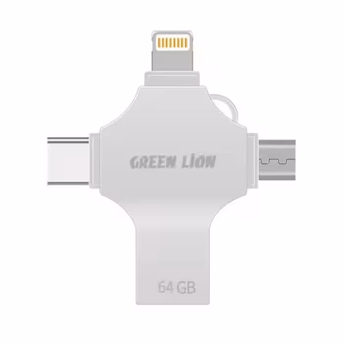 فلش مموری گرین لاین مدل GN4IN1USB128 ظرفیت 128 گیگابایت