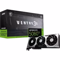 کارت گرافیک ام اس آی مدل GeForce RTX 5060 Ti Ventus 3x 16 gb ظرفیت 16 گیگابایت