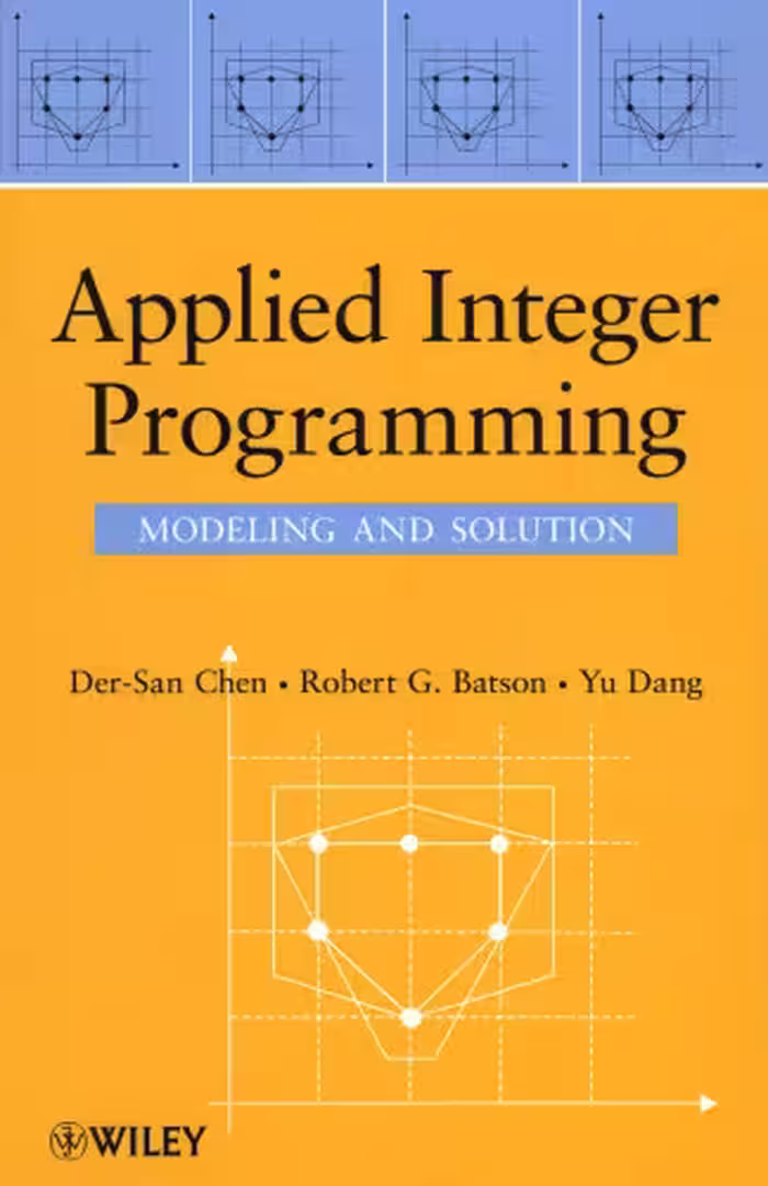 خرید و دانلود نسخه کامل کتاب Applied Integer Programming: Modeling and Solution
