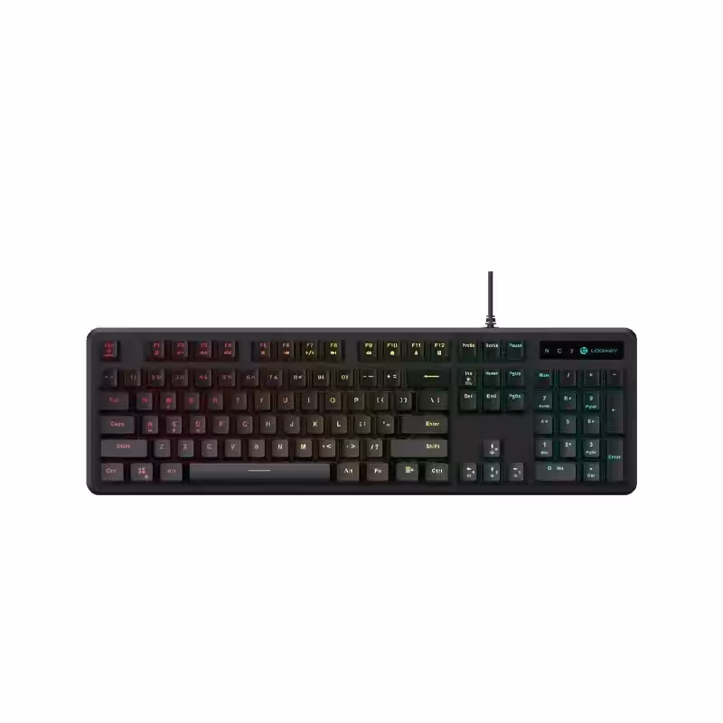 کیبورد گیمینگ با سیم لاجی کی مدل Logikey K310