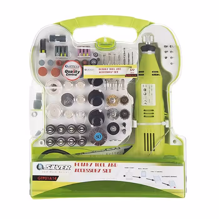 فرز انگشتی 172 پارچه با لوازم سیلور کد GT-R-T172