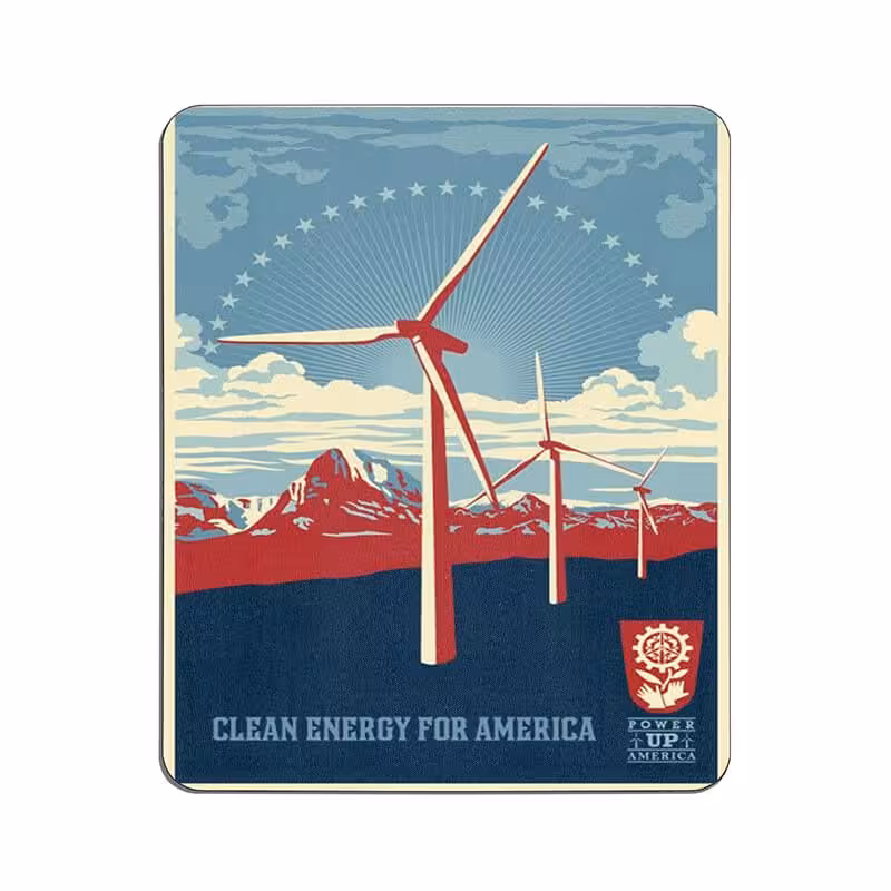 خرید و قیمت ماوس پد طرح انرژی پاک کد 3414