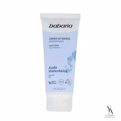 کرم دست آبرسان باباریا BABARIA حاوی هیالورونیک اسید حجم 75 میل