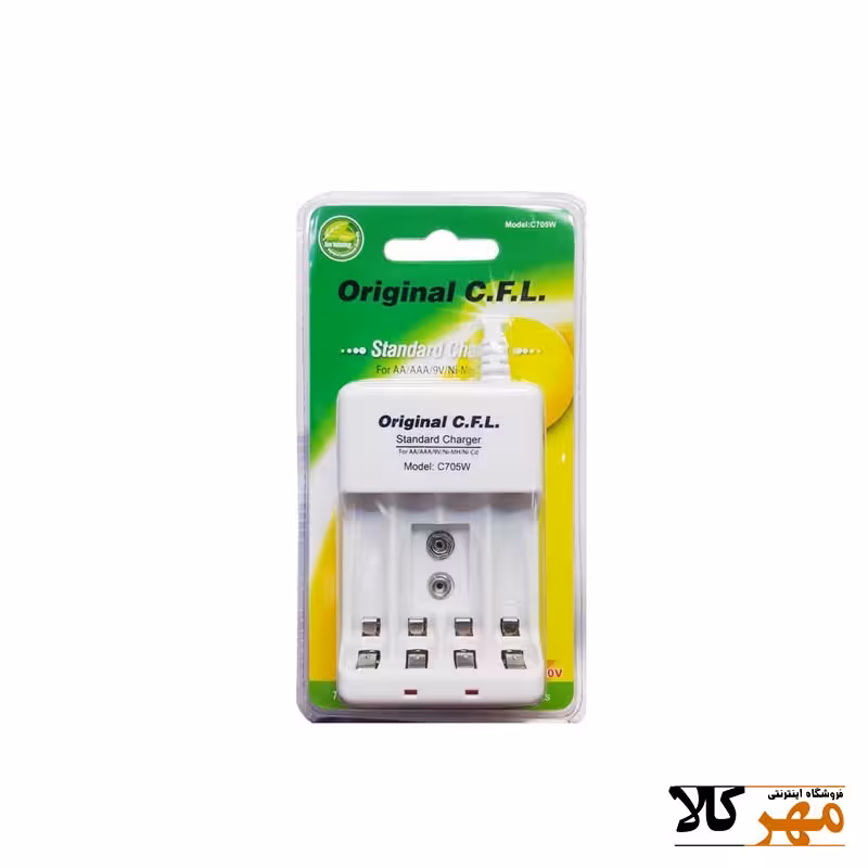 شارژر باتري 4 تايي c,f,l